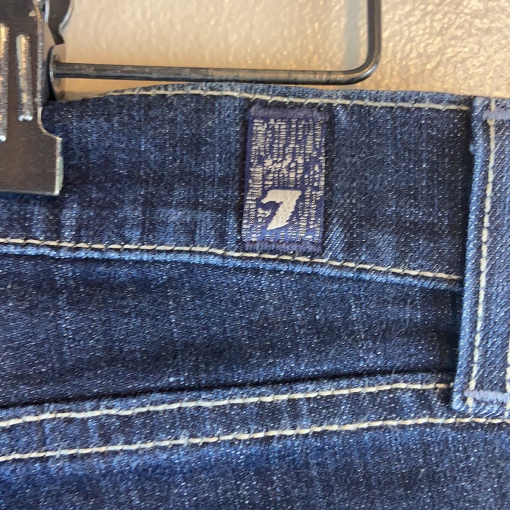 7 For All Mankind Roxanne Rhinestone  Jeans 28 - Picture 9 of 12